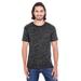 Threadfast Apparel 104A Men's Blizzard Jersey Short-Sleeve T-Shirt in Black size Medium | Ringspun Cotton