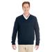 Harriton M420 Men's Pilbloc V-Neck Sweater in Dark Navy Blue size 3XL | Acrylic Blend