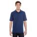 Hanes 055P Men's 6.5 oz. X-Temp PiquÃ© Short-Sleeve Polo with Fresh IQ Shirt in Navy Blue size Large | Cotton/Polyester Blend