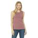 Bella + Canvas B6003 Women's Jersey Muscle Tank Top in Mauve size Small | Ringspun Cotton 6003, BC6003