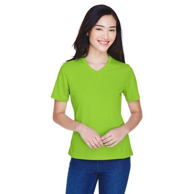 Team 365 TT11W Athletic Women's Zone Performance T-Shirt in Acid Green size 3XL | Polyester