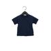 Bella + Canvas 3001B Infant Jersey Short Sleeve T-Shirt in Navy Blue size 3-6MOS | Cotton B3001B