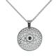 HAQIはち Magnetic Necklace for Men and Women, Stainless Steel Silver Pendant Jewelry with Gift Box as Present(Gold) (Silver)