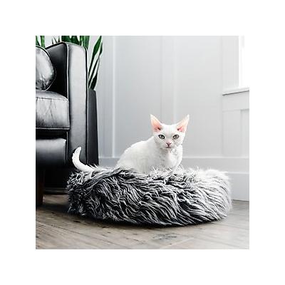 Mau Lifestyle Fluffi Donut Dog & Cat Bed, Gray