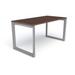 Compel Pivit Reversible Desk Wood/Metal in Black/Brown | 30" H x 48" W x 24" D | Wayfair PIV-OF-4824-CAFE-BLK-BNDL