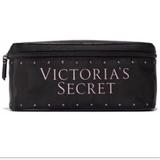 Victoria's Secret Bags | 3 Pc Vs Travel Case Bag | Color: Black/Silver | Size: Os