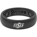 Women's Groove Life Black Oklahoma State Cowboys Thin Ring