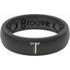Women's Groove Life Black Troy University Trojans Thin Ring