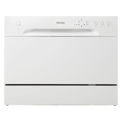 Danby Portable Dishwasher in White with 6 Place Setting Capacity