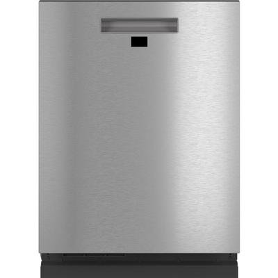 Cafe Smart Top Control Tall Tub Dishwasher in Platinum Glass with Stainless Steel Tub, 39 dBA