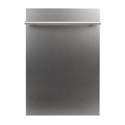 ZLINE Kitchen and Bath 18 in. Top Control Dishwasher in DuraSnow Finished Stainless Steel with Stain