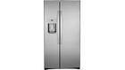 GE 21.8 cu. ft. Side by Side Refrirator in Finrprint Resistant Stainless Steel, Counter Depth, Finge