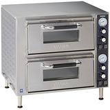 Waring Commercial WPO750 Double Deck Pizza Oven with Dual Door, Silver screenshot. Toaster Ovens directory of Appliances.