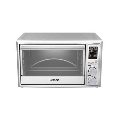 Galanz 1.1 cu. ft. 6-Slice Stainless Steel Toaster Oven with Convection, Air Fryer & Rotisserie