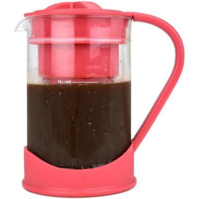 Spigo Cold Brew Coffee Maker 1 Liter (4-Cups) Capacity, Great for Flavorful Iced Coffee That Stays F