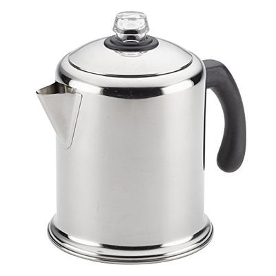 Farberware 47053 Classic Yosemite Stainless Steel Coffee Percolator - 12 Cup, Silver