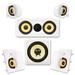 Acoustic Audio by Goldwood In-Wall/Ceiling Home Theater Surround 5.1 Speaker System