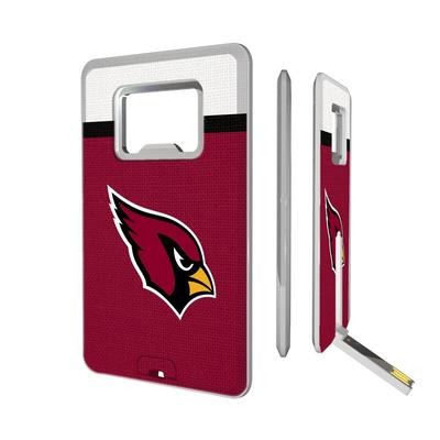 Arizona Cardinals Striped Credit Card USB Drive & Bottle Opener