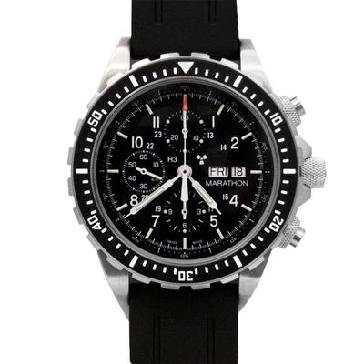 "Search and Rescue Pilots Automatic Chronograph Wristwatch Csar Black NSN 6645-01-544-0408"