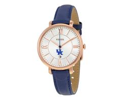 Kentucky Wildcats Fossil Women's Jacqueline Leather Watch