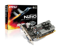 New MSI G2101D3 Graphic Card GeForce 210 3412492 N210-MD1G/D3