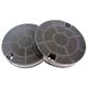 Whirlpool - Lot de 2 filtres charbon type 29 CHF029 195X33 mm (481249038013, AMC912) Hotte aeg,