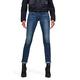 G-STAR RAW Damen Midge Saddle Straight Jeans, Blau (medium aged D07145-6553-071), 24W / 34L