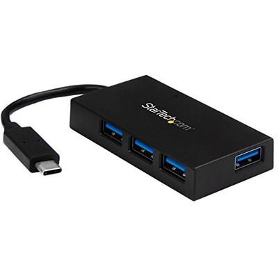 StarTech.com 4 Port USB C Hub - C to 4x A - USB 3.0 Hub - 4 Port USB Hub with Power Adapter - USB C