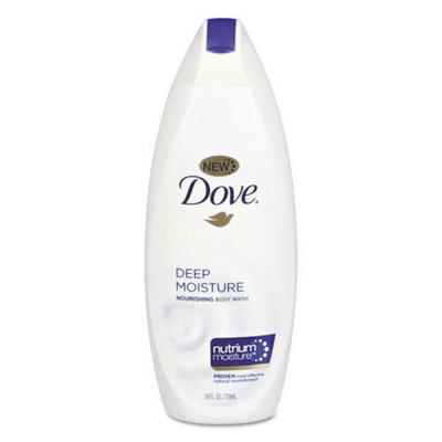 Dove Body Wash Deep Moisture, 12 Oz Bottle, 6/carton