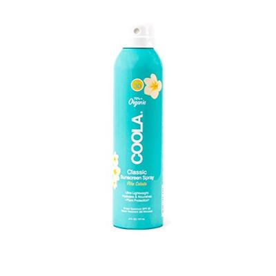 COOLA Organic Sunscreen Body Spray, Pina Colada, SPF 30