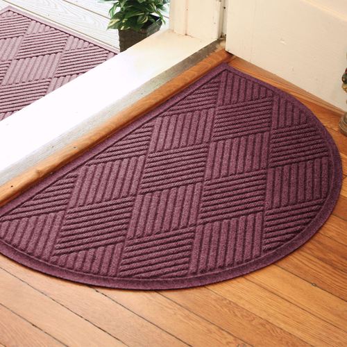 Diamonds Slice Mat 39 x 24, 39 x 24, Burgundy
