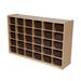 Wood Designs Natural Environments Tray Storage w/ Assorted Trays Wood in Brown | 38 H x 58 W x 15 D in | Wayfair WD16032