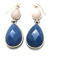 Anthropologie Jewelry | Anthro Eye-Catching Drop Earrings | Color: Blue/Silver | Size: Os