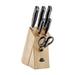 Ballarini Brenta 7 - Piece Knife Block Set Stainless Steel in Black/Gray | Wayfair 18540-007