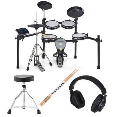 Millenium MPS-750X E-Drum Mesh Set Bundle