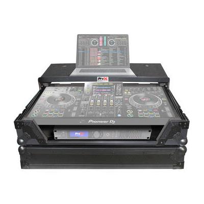 ProX Flight Case with Shelf and Wheels for Pioneer XDJ-XZ System (Black on Black XS-XDJXZ WLTBL