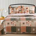 Sedona Bonus Quilt Set by Greenland Home Fashions in Natural (Size KING 5PC)