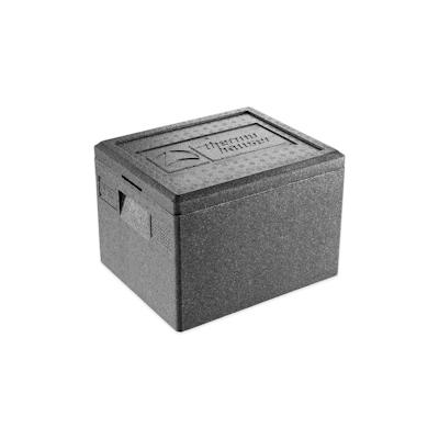 thermohauser EPP-Thermobox GN 1/2 schwarz, mit Deckel, 19 L