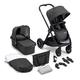 Babymore Memore V2 Pram Pushchair 11 Piece - Black Espresso