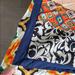 Anthropologie Bedding | Beautiful Handstitched Striped Patchwork Duvet | Color: Black/Orange | Size: Twin