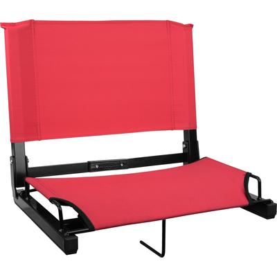 Sports Unlimited Wide Stadium Chair Red