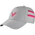 Callaway Golf Damen Opti Vent Cap, Silver/Pink