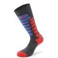 Lenz Skiing 2.0 Kids Socks, grey-red-blue, Size 27 - 30