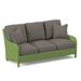 Braxton Culler Gibraltar 75" Round Arm Sofa w/ Reversible Cushions Other Performance Fabrics in Green/White | 36 H x 75 W x 36 D in | Wayfair