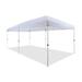 Z-Shade 20 x 10 Foot Everest Instant Canopy Camping Outdoor Patio Shelter, White Metal/Steel/Soft-top in Gray/White | Wayfair ZS2010EVRWH
