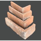 Faceables Antique Corners 2" x 8" Cement Brick Look Subway Tile Cement in Black/Brown | 12 H x 2.25 W x 0.5 D in | Wayfair 2920-C