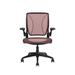 Humanscale World Mesh Task Chair Upholstered/Mesh in Pink/Gray/White | 37 H x 25 W x 25 D in | Wayfair W11BN74N74SHNSC