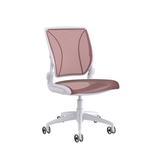 Humanscale World Mesh Task Chair Upholstered/Mesh in Pink/Gray/White | 37 H x 25 W x 25 D in | Wayfair W10WN74N74HSNSC