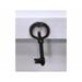 Ophelia & Co. Aelia Single Key Cast Iron Wall Hook Metal in Black/Gray | 6 H x 2.5 W x 1.5 D in | Wayfair 734E4FE4D28947BA9F3D6968E7502AC2