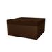 Vondom Jut Outdoor Ottoman w/ Cushion Plastic in Brown | 15.75 H x 31.5 W x 31.5 D in | Wayfair 44415-BRONZE